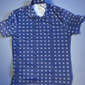 snake eyes blue golf polo mini golf carts unique XL